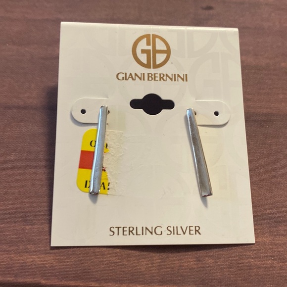 GIANI BERNINI STERLING SILVER DANGLE EARRINGS GP51